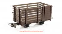 990604 Rapido Livestock Wagon -  Plain Brown No.38